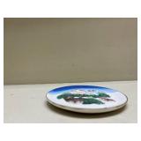 Decorative Castle Scene Plate with Animals