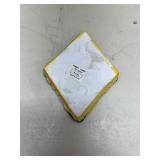 Decorative Yellow Woven Trinket Box