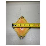 Decorative Yellow Woven Trinket Box