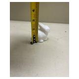 White Ceramic Bunny Figurine Heavy Best as Paperweight