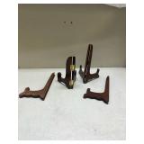 Wooden Folding Plate Display Stand