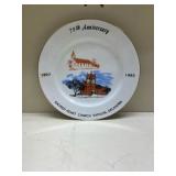 Sacred Heart Church 75th Anniversary Commemorative Plate