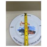 Sacred Heart Church 75th Anniversary Commemorative Plate