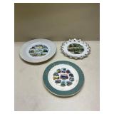 California Souvenir Decorative Plate Collection