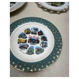 California Souvenir Decorative Plate Collection