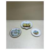 State Souvenir Collector Plates Set of 3