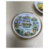 State Souvenir Collector Plates Set of 3