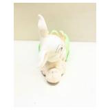 Ceramic Bunny Lettuce Leaf Planter