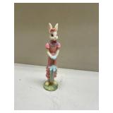Victorian Style Bunny Figurine with Parasol