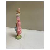 Victorian Style Bunny Figurine with Parasol
