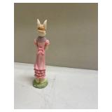 Victorian Style Bunny Figurine with Parasol