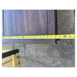 Traditional Wooden Side Table with Carved Detail