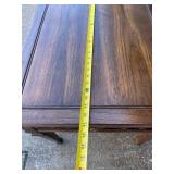 Traditional Wooden Side Table with Carved Detail