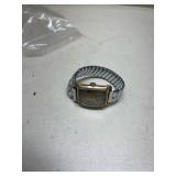 1940s Rectangular Watch with Expansion Band