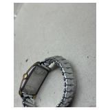 1940s Rectangular Watch with Expansion Band