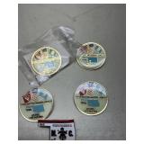 Oklahoma Motorcycle Rally Pin Collection 1980s-90s