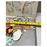 Paper Dolls with Lace-On Costumes Book Set