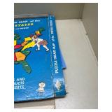 1975 Hasbro United States Puzzle Map with State Capitals