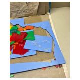 1975 Hasbro United States Puzzle Map with State Capitals