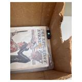 Vintage Ephemera Includes 1975 Currier & Ives Calendar and Saturday Evening Post Literary Collection