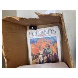 Vintage Ephemera Includes 1975 Currier & Ives Calendar and Saturday Evening Post Literary Collection