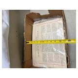 Vintage Ephemera Includes 1975 Currier & Ives Calendar and Saturday Evening Post Literary Collection