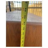 Mid Century Oak Media Stand with Sliding Doors