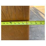 Mid Century Oak Media Stand with Sliding Doors