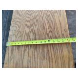 Mid Century Oak Media Stand with Sliding Doors