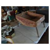 Clipper Seed Cleaner Tray on Legs - - - Repurpose to a coffee Table