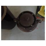 3 Crockware Pieces - One Damaged - One McCoy