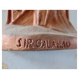 Sir Galahad Book Ends - Metal