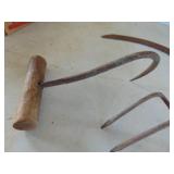 Hay Hook - Knife and Pitchfork Head