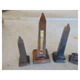 Selection of Metal Collectibles - Thermometer and More