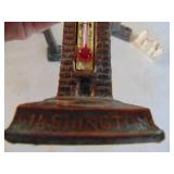 Selection of Metal Collectibles - Thermometer and More