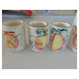 Pitcher and 3 Mugs - Made in Japan