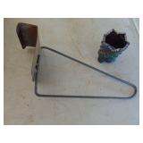 Door Hangar and Carnival Glass Toothpick Holder