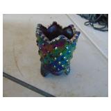 Door Hangar and Carnival Glass Toothpick Holder