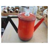 Red percolating Coffee Pot - No Cord