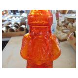 Orange/Red Santa Bottle