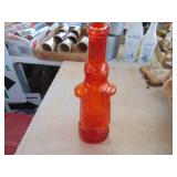 Orange/Red Santa Bottle
