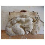 Vintage Ink Bottles - Door Knobs - Beaded purse