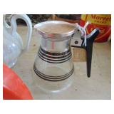 Syrup Dispenser- Blue Mojica - Small Pyrex Carafe and more