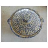 Roseville Crock Bowl with Lid