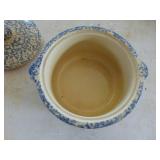 Roseville Crock Bowl with Lid