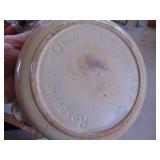 Roseville Crock Bowl with Lid