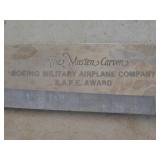 Boeing Military Airplane "SAFE" Award - the Master Carver