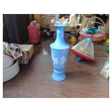 Blue Vase/Bottle/Decanter - -