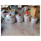 4 Piece Aluminum Canister Set