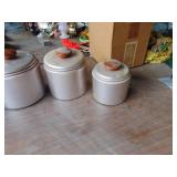 4 Piece Aluminum Canister Set